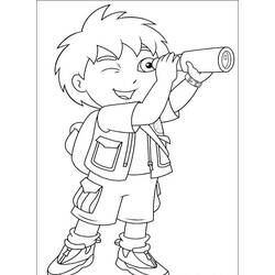 Dibujo para colorear: Dora the Explorer (Dibujos animados) #29813 - Dibujos para Colorear e Imprimir Gratis