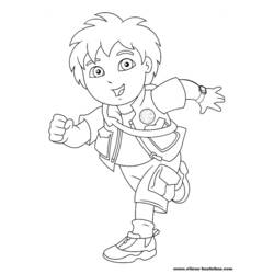 Dibujo para colorear: Dora the Explorer (Dibujos animados) #29860 - Dibujos para Colorear e Imprimir Gratis