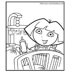 Dibujo para colorear: Dora the Explorer (Dibujos animados) #29884 - Dibujos para Colorear e Imprimir Gratis