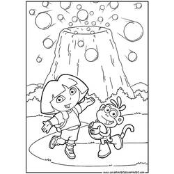 Dibujo para colorear: Dora the Explorer (Dibujos animados) #29894 - Dibujos para Colorear e Imprimir Gratis