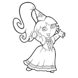 Dibujo para colorear: Dora the Explorer (Dibujos animados) #29999 - Dibujos para Colorear e Imprimir Gratis