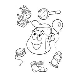 Dibujo para colorear: Dora the Explorer (Dibujos animados) #30012 - Dibujos para Colorear e Imprimir Gratis