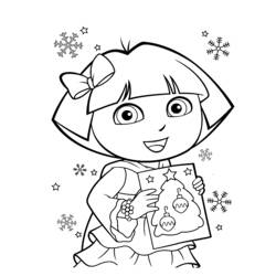 Dibujo para colorear: Dora the Explorer (Dibujos animados) #30020 - Dibujos para Colorear e Imprimir Gratis