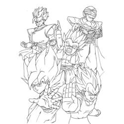 Dibujo para colorear: Dragon Ball Z (Dibujos animados) #38486 - Dibujos para Colorear e Imprimir Gratis