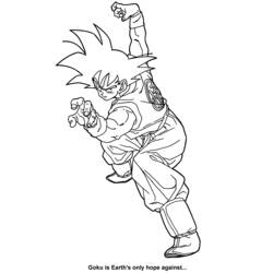 Dibujo para colorear: Dragon Ball Z (Dibujos animados) #38524 - Dibujos para Colorear e Imprimir Gratis