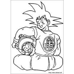 Dibujo para colorear: Dragon Ball Z (Dibujos animados) #38531 - Dibujos para Colorear e Imprimir Gratis