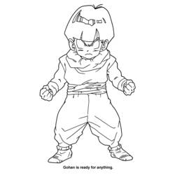 Dibujo para colorear: Dragon Ball Z (Dibujos animados) #38536 - Dibujos para Colorear e Imprimir Gratis
