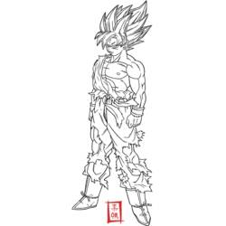 Dibujo para colorear: Dragon Ball Z (Dibujos animados) #38620 - Dibujos para Colorear e Imprimir Gratis