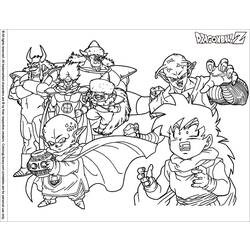 Dibujo para colorear: Dragon Ball Z (Dibujos animados) #38763 - Dibujos para Colorear e Imprimir Gratis