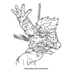 Dibujo para colorear: Dragon Ball Z (Dibujos animados) #38816 - Dibujos para Colorear e Imprimir Gratis