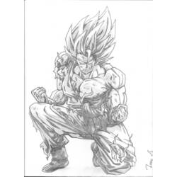 Dibujo para colorear: Dragon Ball Z (Dibujos animados) #38860 - Dibujos para Colorear e Imprimir Gratis