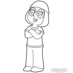 Dibujo para colorear: Family Guy (Dibujos animados) #48717 - Dibujos para Colorear e Imprimir Gratis