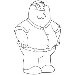 Dibujo para colorear: Family Guy (Dibujos animados) #48737 - Dibujos para Colorear e Imprimir Gratis