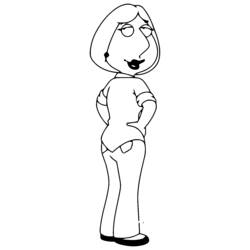 Dibujo para colorear: Family Guy (Dibujos animados) #48740 - Dibujos para Colorear e Imprimir Gratis