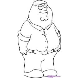 Dibujo para colorear: Family Guy (Dibujos animados) #48782 - Dibujos para Colorear e Imprimir Gratis