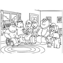 Dibujo para colorear: Family Guy (Dibujos animados) #48856 - Dibujos para Colorear e Imprimir Gratis