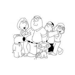 Dibujo para colorear: Family Guy (Dibujos animados) #48872 - Dibujos para Colorear e Imprimir Gratis