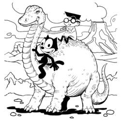 Dibujo para colorear: Felix the Cat (Dibujos animados) #47844 - Dibujos para Colorear e Imprimir Gratis