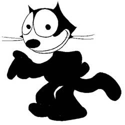 Dibujo para colorear: Felix the Cat (Dibujos animados) #47870 - Dibujos para Colorear e Imprimir Gratis