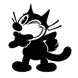 Dibujo para colorear: Felix the Cat (Dibujos animados) #47897 - Dibujos para Colorear e Imprimir Gratis