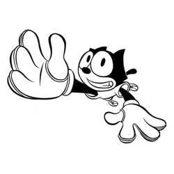 Dibujo para colorear: Felix the Cat (Dibujos animados) #47901 - Dibujos para Colorear e Imprimir Gratis