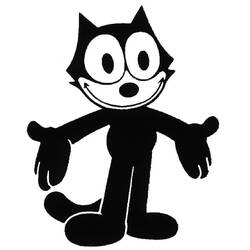 Dibujo para colorear: Felix the Cat (Dibujos animados) #47924 - Dibujos para Colorear e Imprimir Gratis