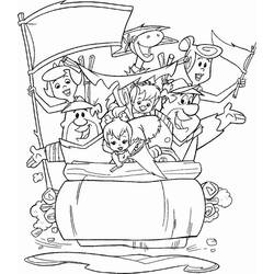 Dibujo para colorear: Flintstones (Dibujos animados) #29536 - Dibujos para Colorear e Imprimir Gratis