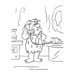 Dibujo para colorear: Flintstones (Dibujos animados) #29555 - Dibujos para Colorear e Imprimir Gratis