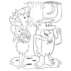 Dibujo para colorear: Flintstones (Dibujos animados) #29571 - Dibujos para Colorear e Imprimir Gratis