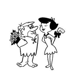 Dibujo para colorear: Flintstones (Dibujos animados) #29573 - Dibujos para Colorear e Imprimir Gratis