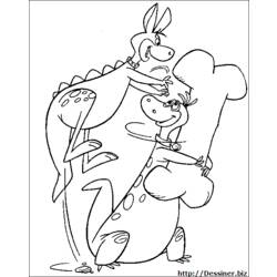 Dibujo para colorear: Flintstones (Dibujos animados) #29602 - Dibujos para Colorear e Imprimir Gratis