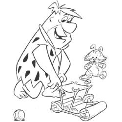 Dibujo para colorear: Flintstones (Dibujos animados) #29604 - Dibujos para Colorear e Imprimir Gratis