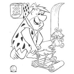 Dibujo para colorear: Flintstones (Dibujos animados) #29620 - Dibujos para Colorear e Imprimir Gratis