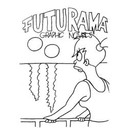 Dibujo para colorear: Futurama (Dibujos animados) #48402 - Dibujos para Colorear e Imprimir Gratis