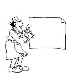 Dibujo para colorear: Gadget Inspector (Dibujos animados) #38890 - Dibujos para Colorear e Imprimir Gratis