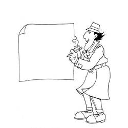 Dibujo para colorear: Gadget Inspector (Dibujos animados) #38917 - Dibujos para Colorear e Imprimir Gratis