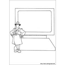 Dibujo para colorear: Gadget Inspector (Dibujos animados) #38953 - Dibujos para Colorear e Imprimir Gratis