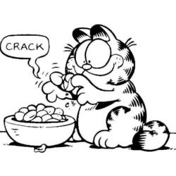 Dibujo para colorear: Garfield (Dibujos animados) #26110 - Dibujos para Colorear e Imprimir Gratis