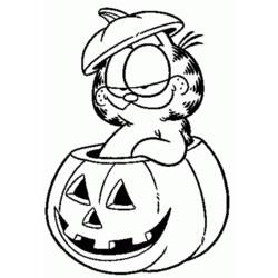 Dibujo para colorear: Garfield (Dibujos animados) #26125 - Dibujos para Colorear e Imprimir Gratis
