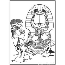 Dibujo para colorear: Garfield (Dibujos animados) #26153 - Dibujos para Colorear e Imprimir Gratis