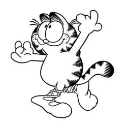 Dibujo para colorear: Garfield (Dibujos animados) #26171 - Dibujos para Colorear e Imprimir Gratis