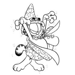 Dibujo para colorear: Garfield (Dibujos animados) #26177 - Dibujos para Colorear e Imprimir Gratis