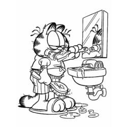 Dibujo para colorear: Garfield (Dibujos animados) #26180 - Dibujos para Colorear e Imprimir Gratis