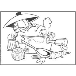 Dibujo para colorear: Garfield (Dibujos animados) #26190 - Dibujos para Colorear e Imprimir Gratis