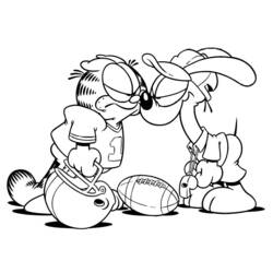 Dibujo para colorear: Garfield (Dibujos animados) #26191 - Dibujos para Colorear e Imprimir Gratis
