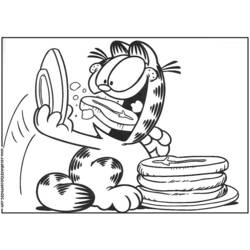 Dibujo para colorear: Garfield (Dibujos animados) #26207 - Dibujos para Colorear e Imprimir Gratis