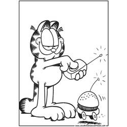 Dibujo para colorear: Garfield (Dibujos animados) #26220 - Dibujos para Colorear e Imprimir Gratis