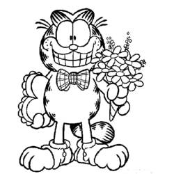 Dibujo para colorear: Garfield (Dibujos animados) #26228 - Dibujos para Colorear e Imprimir Gratis