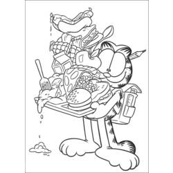 Dibujo para colorear: Garfield (Dibujos animados) #26243 - Dibujos para Colorear e Imprimir Gratis