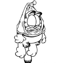 Dibujo para colorear: Garfield (Dibujos animados) #26288 - Dibujos para Colorear e Imprimir Gratis